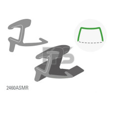 Молдинг лобового скла BMW X1 09-15 (Icor)