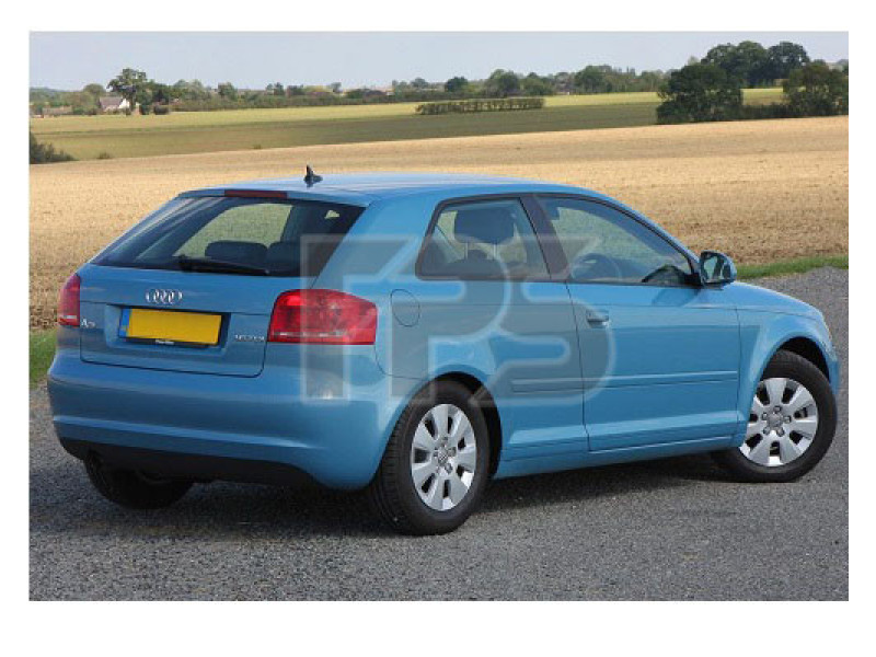 Бічне скло передніх дверей ліве Audi A3 03-12 3-дв. хетчбек (XYG)