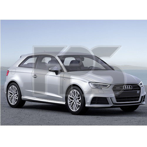 Скло дверне переднє ліве Audi A3 12-20 хетчбек 3 дв. (XYG)