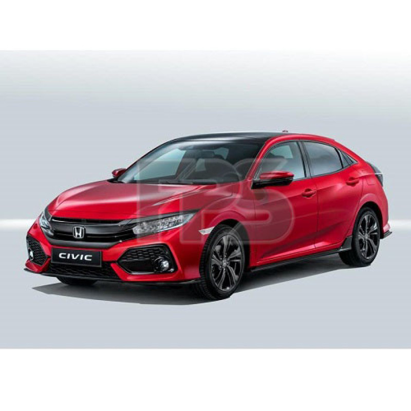 Скло дверне переднє праве Honda Civic 10 FK 16- хетчбек (Sekurit)