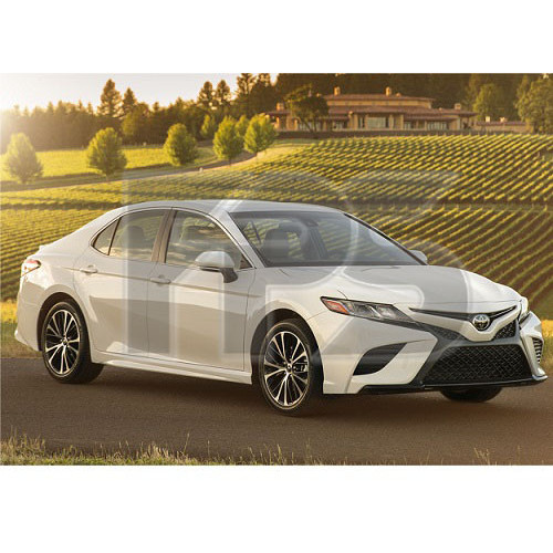 Скло дверне заднє ліве Toyota Camry V70 17- (XYG)