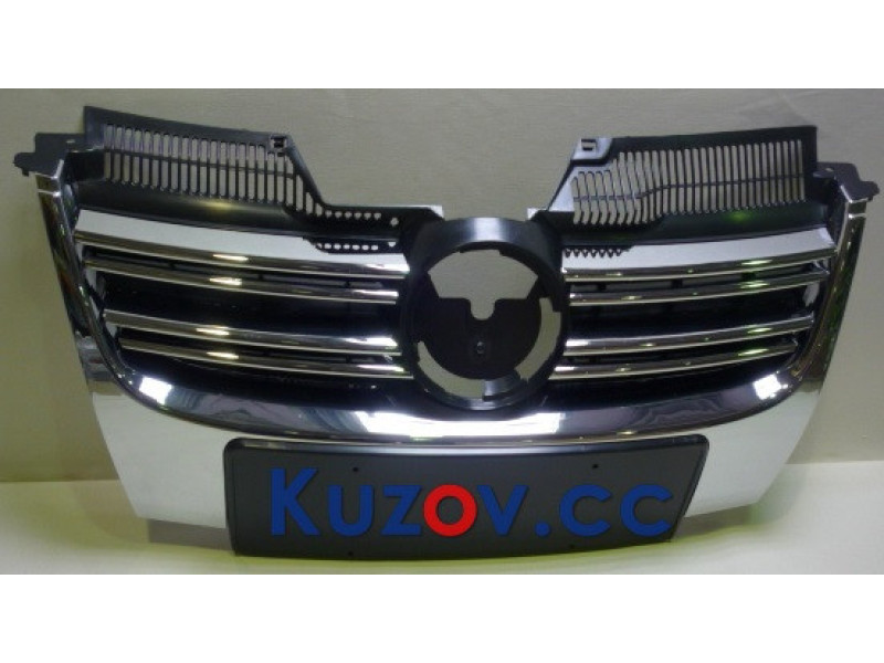 Решітка радіатора VW Golf 5 Variant 07-09 / Jetta 3 06-10 (без накладки під номер) (FPS) 1K5853653A