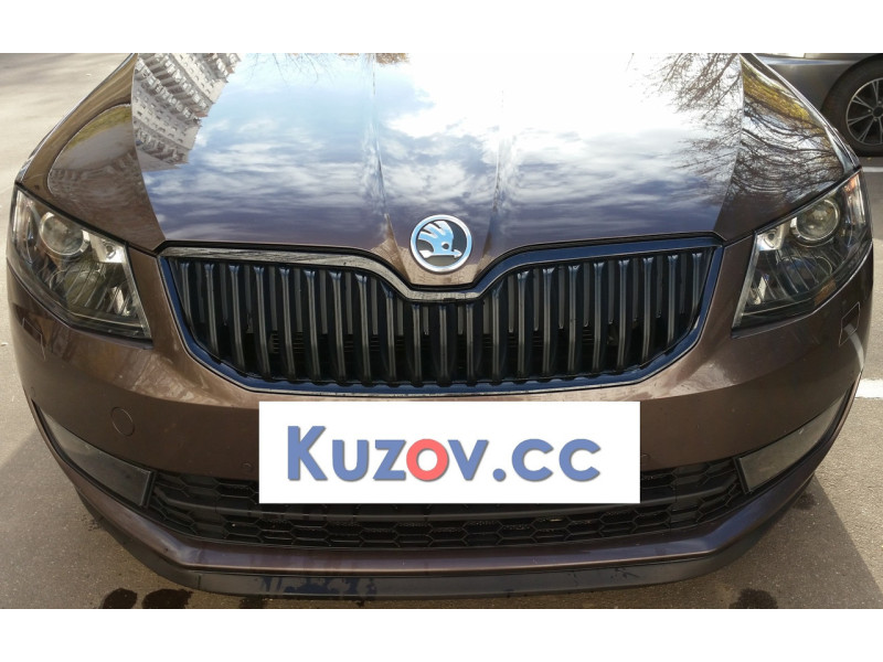 Рамка решітки радіатора чорна Skoda Octavia A7 13-17 (Тайвань) 5E0853761AF9R