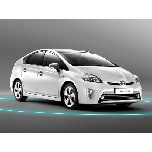 Решітка переднього бампера середня Toyota Prius 2012-2015 (Тайвань) з отв. 5310247020