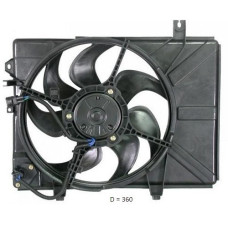 Вентилятор радіатора Hyundai Getz (AVA)