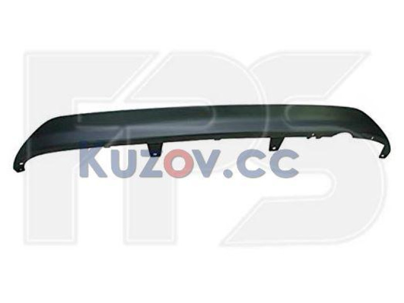 Спойлер заднього бампера (чорний) Peugeot 208 12- (FPS)