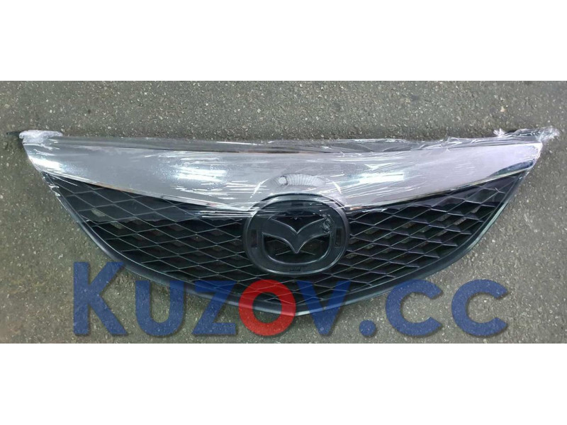 Решітка радіатора Mazda 6 02-06 комплект, з накладкою (FPS) GK2A50710B