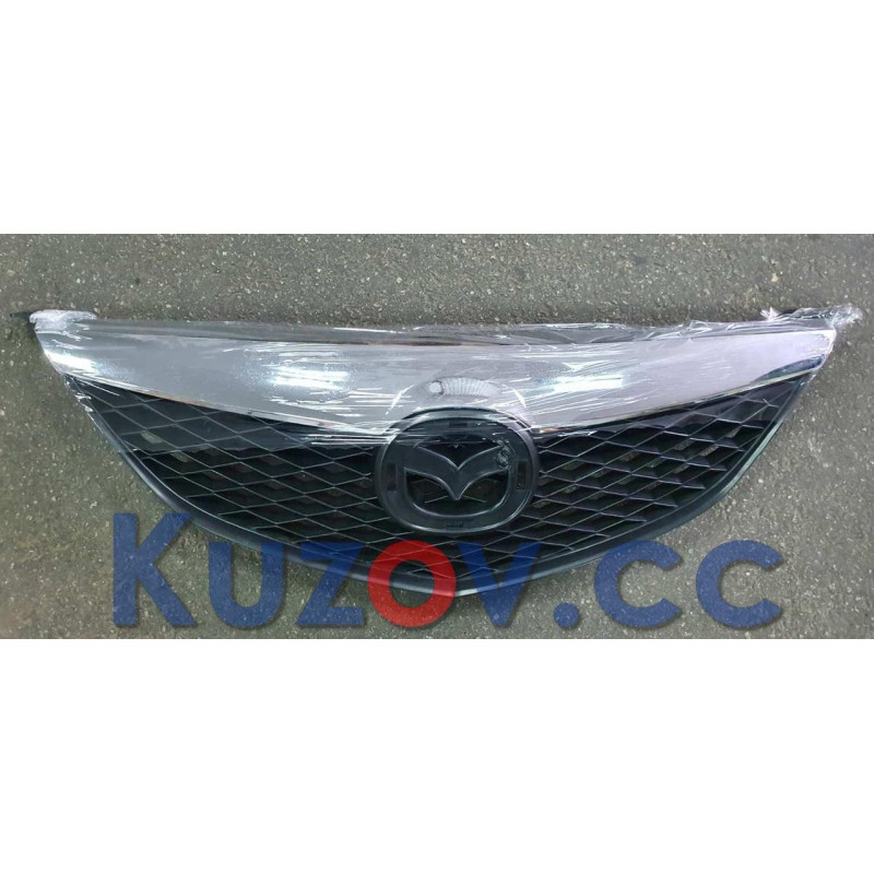 Решітка радіатора Mazda 6 02-06 комплект, з накладкою (FPS) GK2A50710B