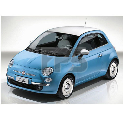 Скло дверне переднє праве Fiat 500 07-15, 15- (XYG)