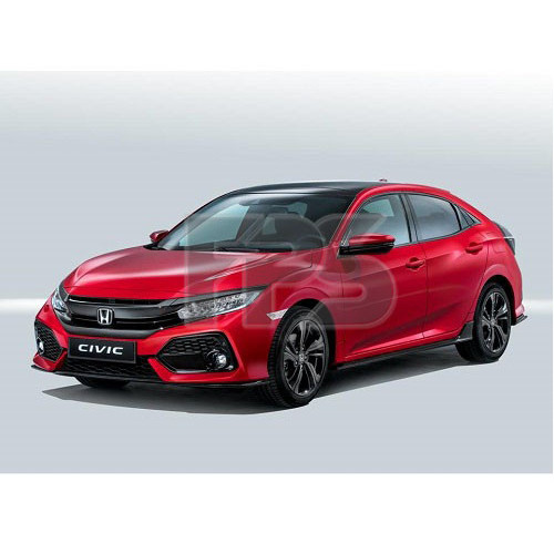 Скло дверне заднє ліве Honda Civic 10 FK 16- хетчбек Sekurit