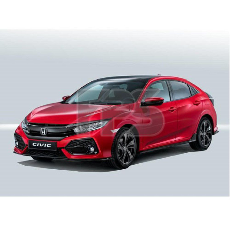 Скло дверне заднє ліве Honda Civic 10 FK 16- хетчбек (Sekurit)