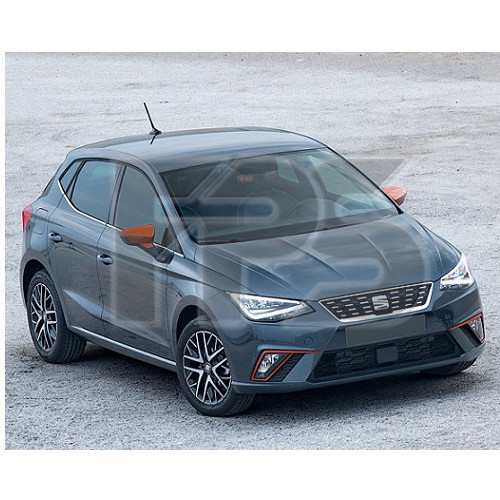 Скло дверне переднє ліве Seat Ibiza 17- (Sekurit)