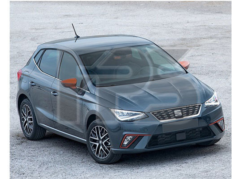 Скло дверне переднє праве Seat Ibiza 17- (XYG) 