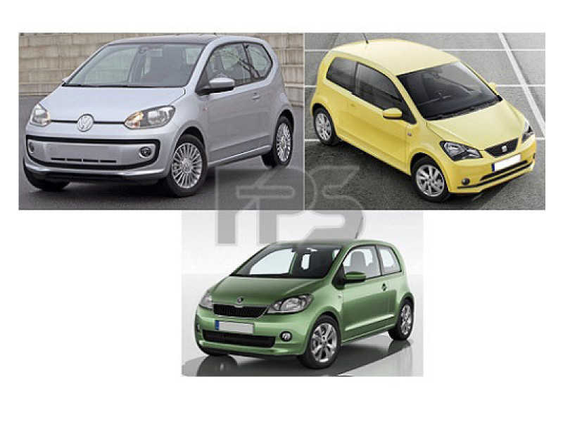 Скло дверне переднє праве VW Up 12- / Seat MII 12- / Skoda Citigo 12- (3 дв.) (XYG) GS 7443 D306