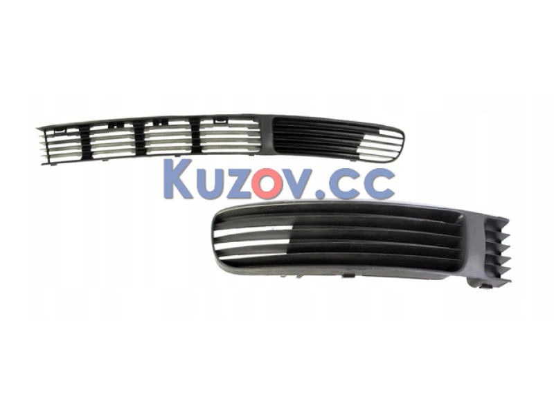 Решітка бампера ліва довга VW Passat B5 96-00 (Tempest) 3B0853677B41