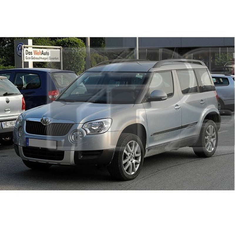 Скло дверне переднє праве Skoda Yeti 09- (XYG)