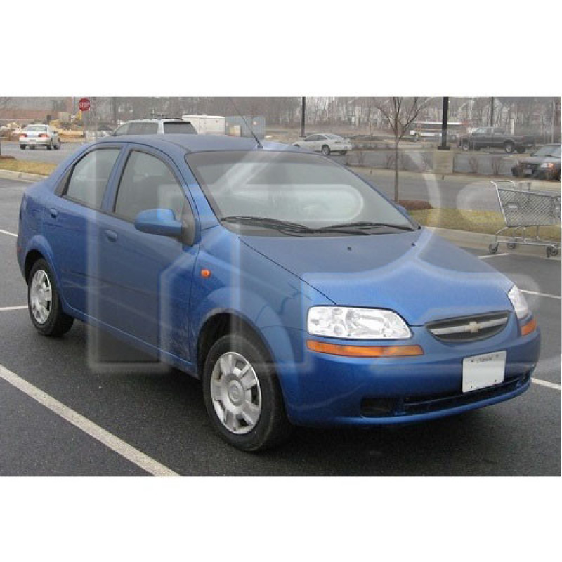 Скло дверне заднє ліве Chevrolet Aveo T200 04-06 седан (XYG)