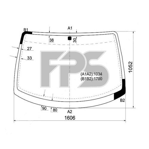 Лобове скло Hyundai H-1 / H200 1997-2008