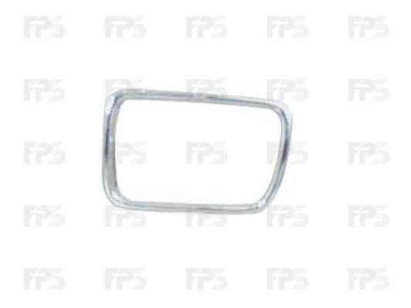 Рамка решітки радіатора BMW 5 E34 94-96 ліва, хром (LKQ) 51138148726