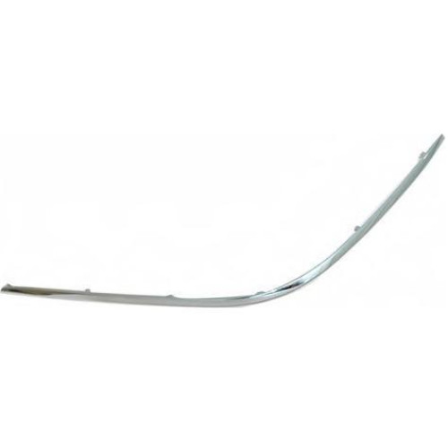 Молдинг переднього бампера Mercedes E-class W210 99-02, лівий хром (LKQ) 2108850874