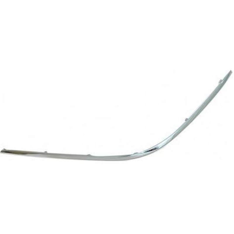 Молдинг переднього бампера Mercedes E-class W210 99-02, лівий хром (LKQ) 2108850874