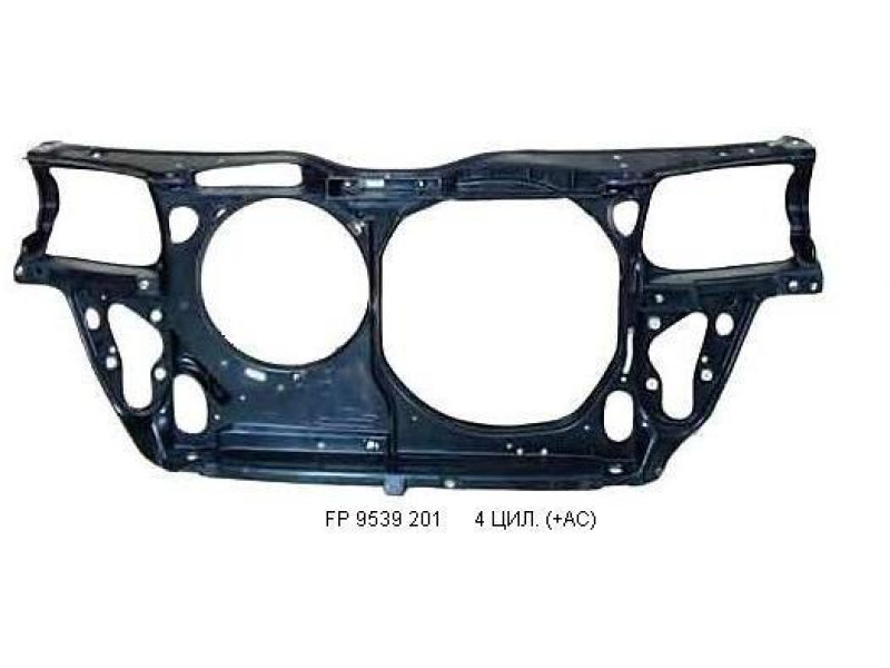 Панель передня VW Passat B5 97-00, 4 цил., AC (LKQ) KH9539 201 3B0805594G