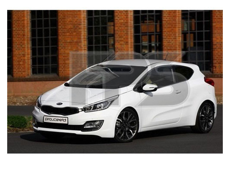 Лобове скло з обігрівом Kia Pro Ceed 15-18 (3 двері) (XYG) обігрів, датчик