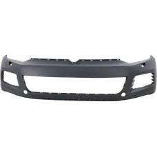 Бампер передній з отворами під омивач фар VW Touareg 2010-2014 LKQ 7P6807221CGRU