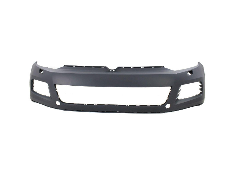 Бампер передній з отворами під омивач фар VW Touareg 2010-2014 LKQ 7P6807221CGRU