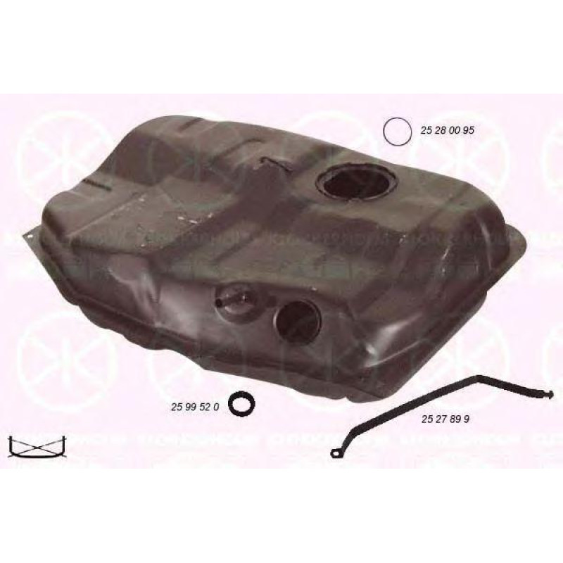 Паливний бак Ford Escort 85-89 бензин LKQ 6156361