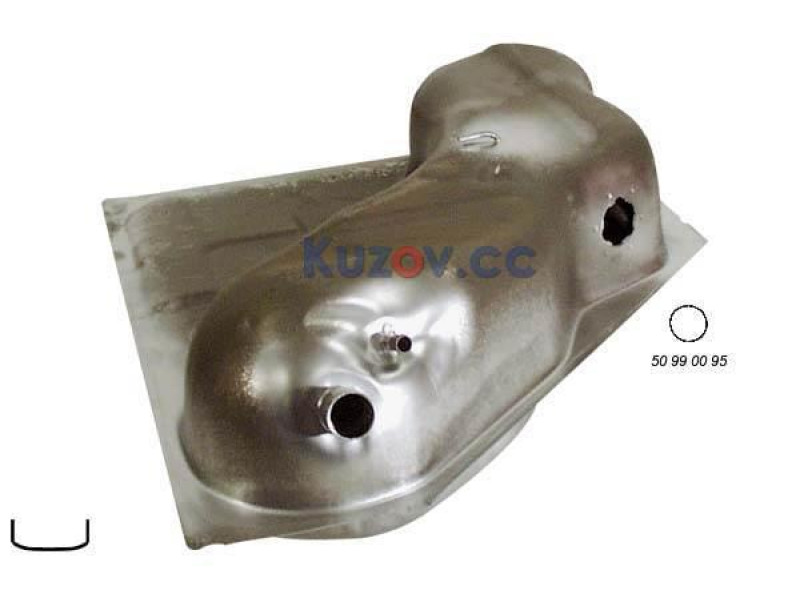 Паливний бак задній Opel Astra F універсал 1991-1997 дизель Klokkerholm 90442237