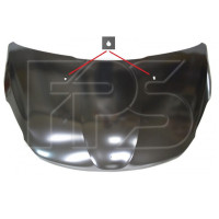 Капот круглі отвори під омивач Peugeot 208 2012- FPS