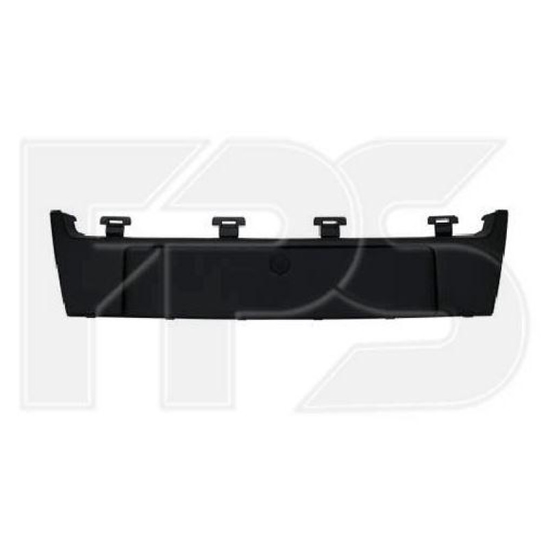 Накладка переднього бампера під номерний знак Renault Scenic 09-12 (FPS)