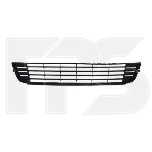 Решітка бампера середня чорна (тип Touran) VW Caddy 2 2011-2015 FPS