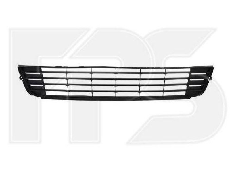 Решітка бампера середня чорна (тип Touran) VW Caddy 2 11-15 (FPS)
