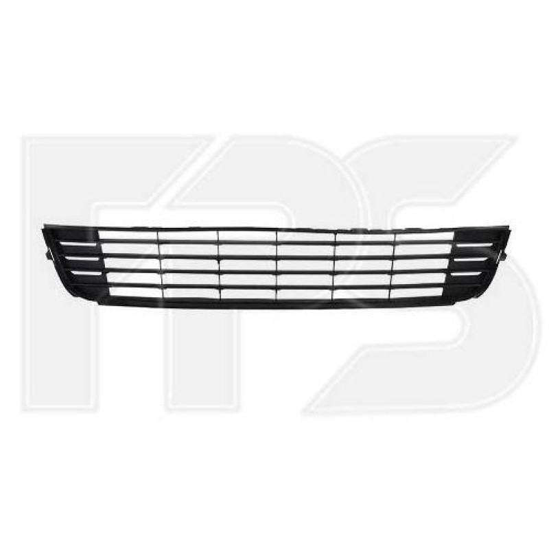 Решітка бампера середня чорна (тип Touran) VW Caddy 2 11-15 (FPS)