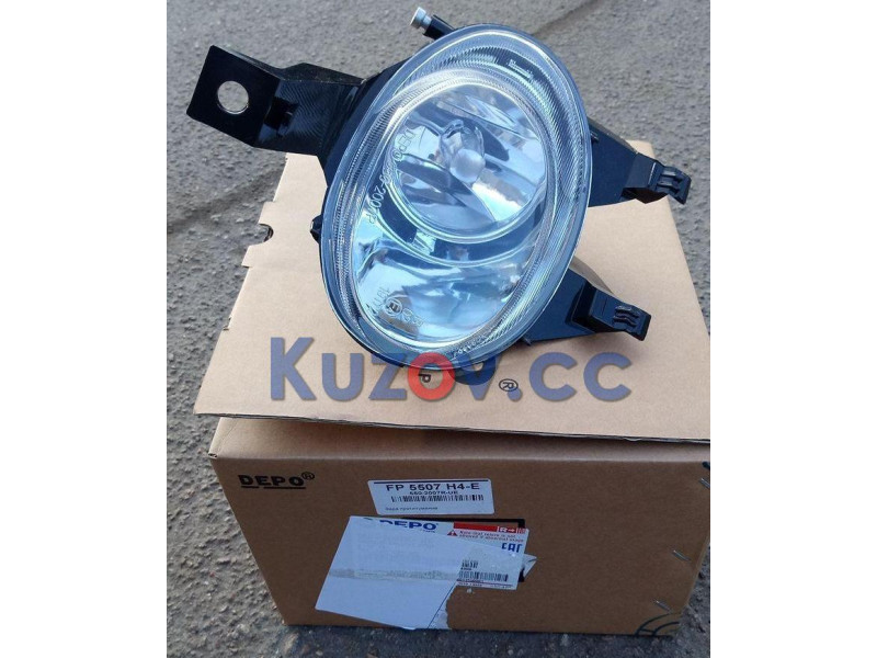 Протитуманна фара Peugeot 206 ліва (Depo) 550-2007L-UE, 6204T2