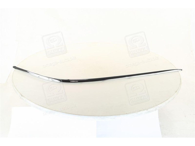 Молдинг переднього бампера лівий Mercedes S-class W220 98-02 хром (Tempest)