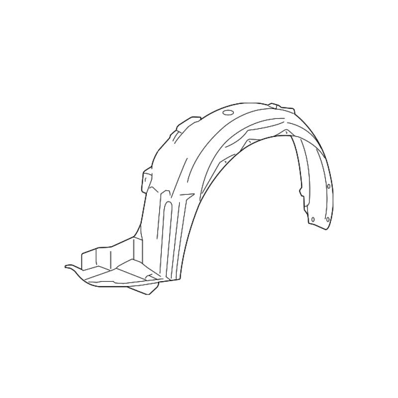 Підкрилок передній правий Honda Accord 8 седан 2008-2012 Tempest 74100TA5A00