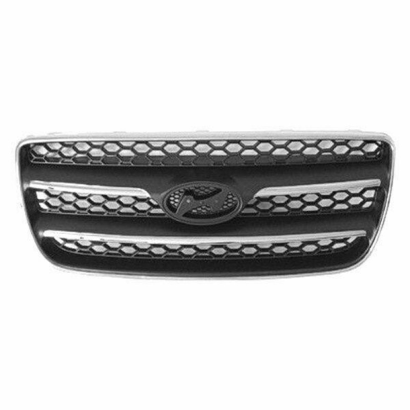 Решітка радіатора Hyundai Santa Fe 2 CM 06-10 хром-чорна (FPS) 865602B020