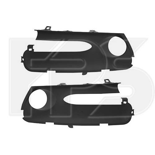 Решітка переднього бампера ліва права Renault Scenic 2012-2016 (окрім Grand Scenic 12-14) (FPS)