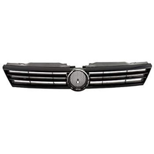 Решітка радіатора VW Jetta 6 2011-2014 чорна (Tempest) 5C6853651QWA