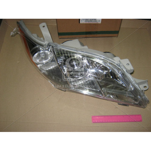 Фара передня Toyota Camry XV40 2006-2010 ліва (жовта вставка H7/HB3) DEPO 8117033612