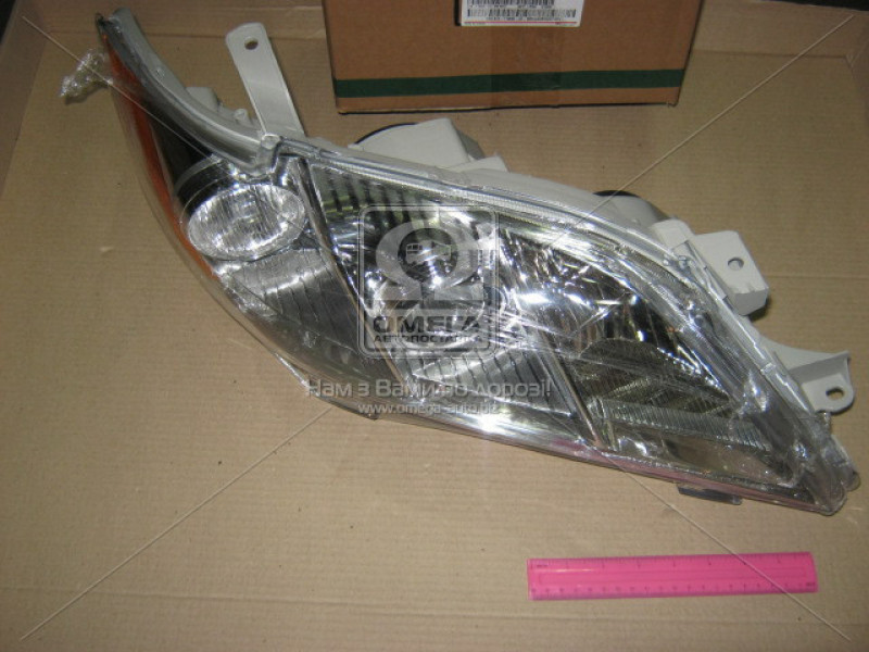 Фара Toyota Camry XV40 06-10 ліва (жовта вставка H7/HB3) (DEPO) 8117033612