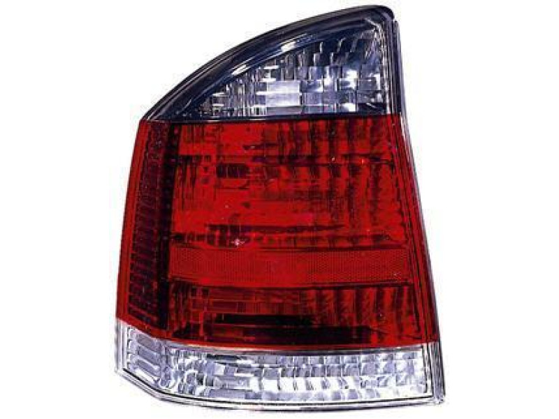 Ліхтар задній Opel Vectra C 06-09 седан, лівий червоно-білий (DEPO)