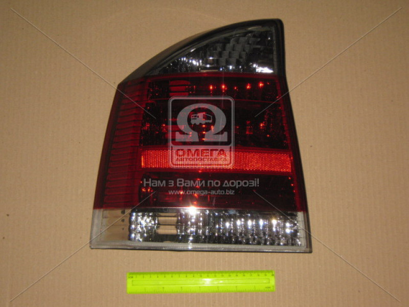 Ліхтар задній Opel Vectra C 06-09 седан, лівий червоно-димчастий (DEPO) 93174905