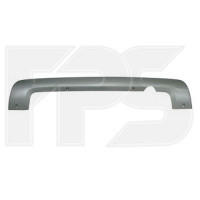 Накладка заднього бампера (сірий металік) Citroen Berlingo / Peugeot Partner 08-18 (FPS)