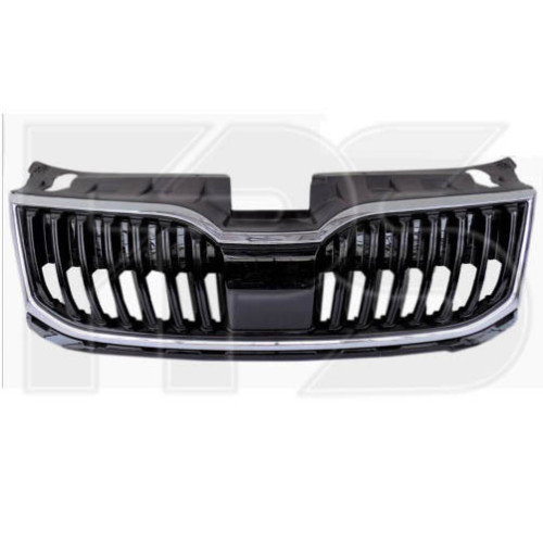 Решітка радіатора Skoda Octavia A7 2017-2020 (Polcar) без рамки 5E0853653AZD4