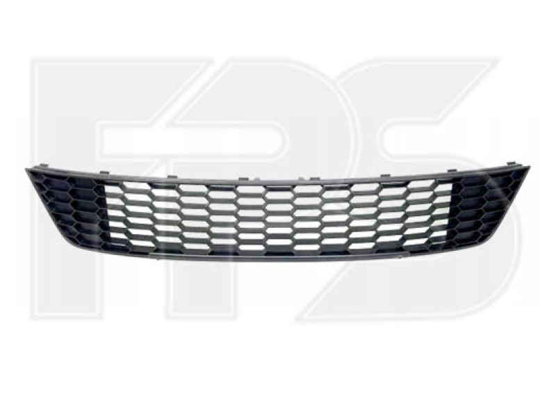 Решітка бампера середня (без отв. під п/тронік) Skoda Octavia A7 17- (FPS)