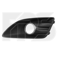 Решітка бампера ліва (з отв.   хром окуляр) Ford C-Max Hybrid 13-17 USA (FPS)